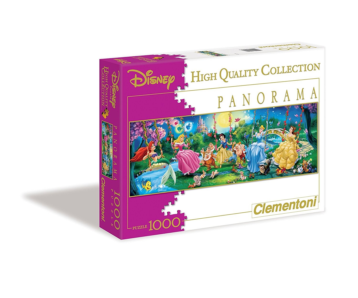 1000 Pieces Clementoni Disney Panorama Collection puzzle Disney Princess 